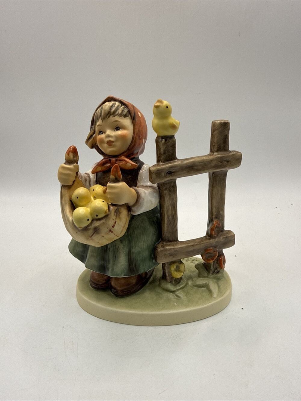 Hand Painted Ceramic Child Figurines, “Culprit” “Apple Tree Girl” *